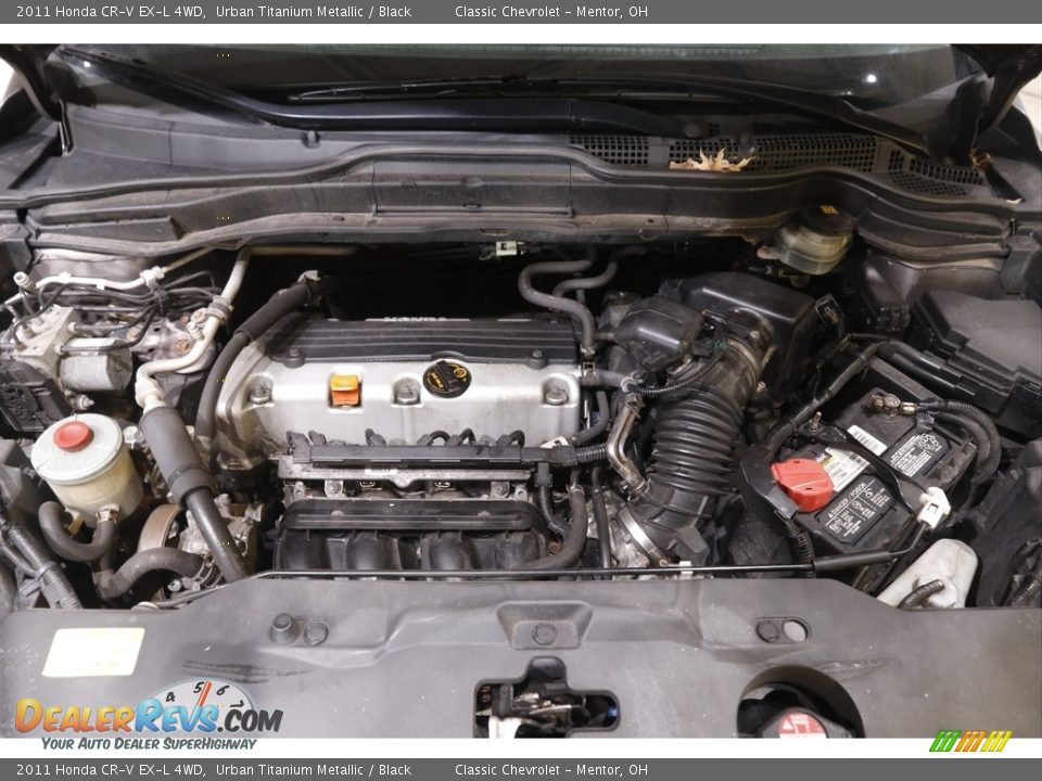 2011 Honda CR-V EX-L 4WD Urban Titanium Metallic / Black Photo #16