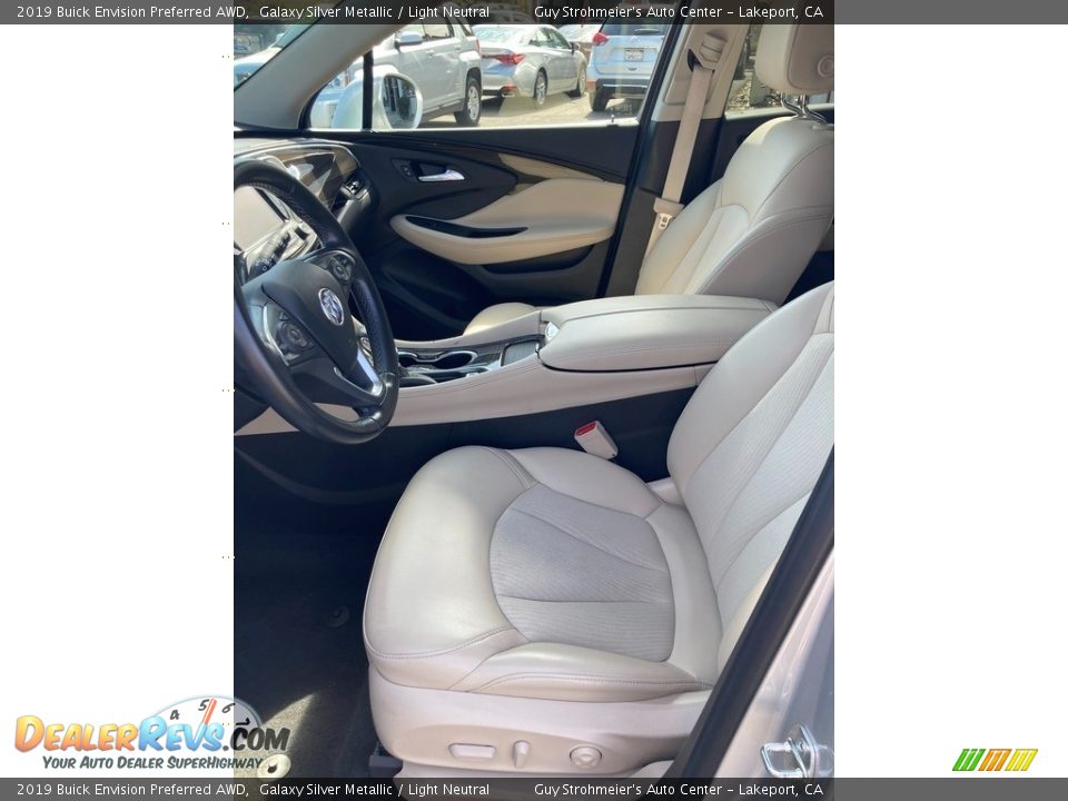 2019 Buick Envision Preferred AWD Galaxy Silver Metallic / Light Neutral Photo #8