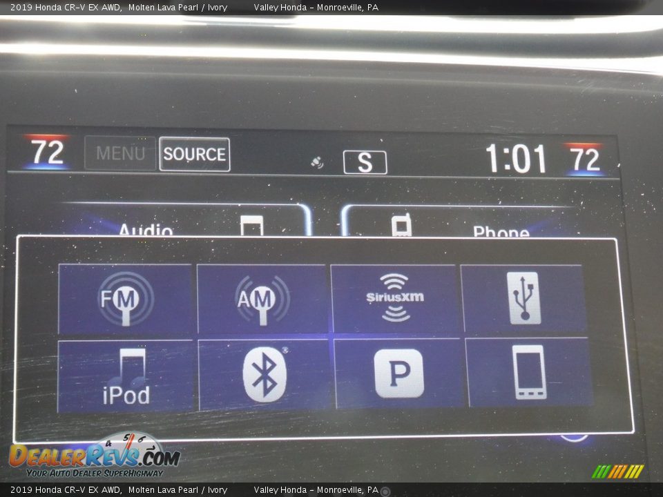 2019 Honda CR-V EX AWD Molten Lava Pearl / Ivory Photo #24