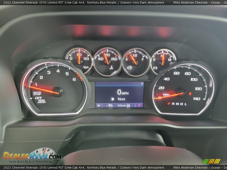 2022 Chevrolet Silverado 1500 Limited RST Crew Cab 4x4 Gauges Photo #32