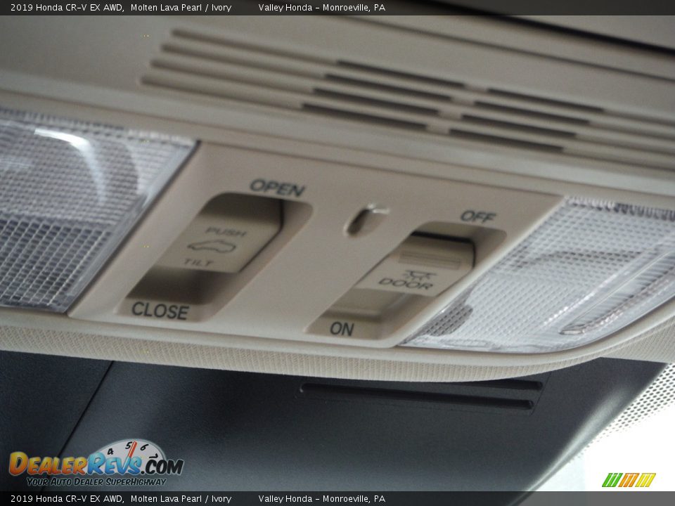 2019 Honda CR-V EX AWD Molten Lava Pearl / Ivory Photo #26