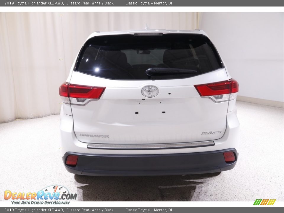 2019 Toyota Highlander XLE AWD Blizzard Pearl White / Black Photo #19