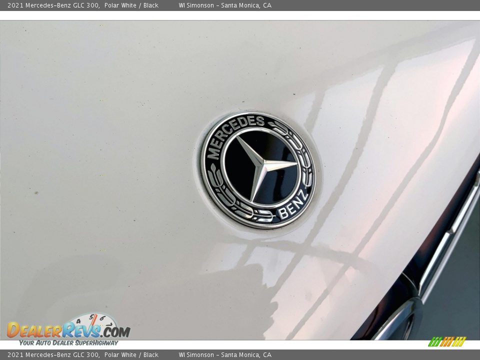 2021 Mercedes-Benz GLC 300 Polar White / Black Photo #30