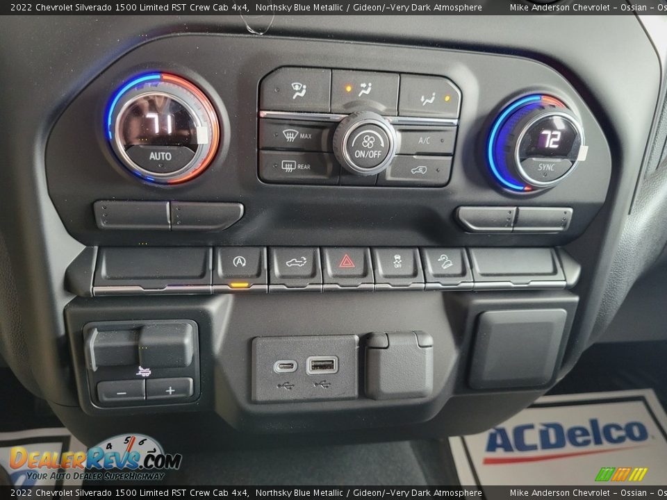 Controls of 2022 Chevrolet Silverado 1500 Limited RST Crew Cab 4x4 Photo #34