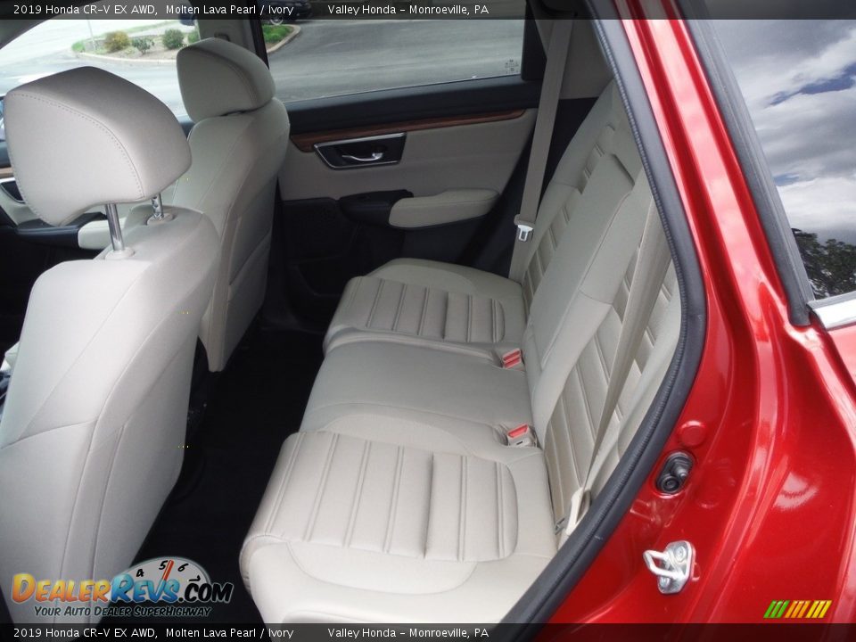 2019 Honda CR-V EX AWD Molten Lava Pearl / Ivory Photo #29