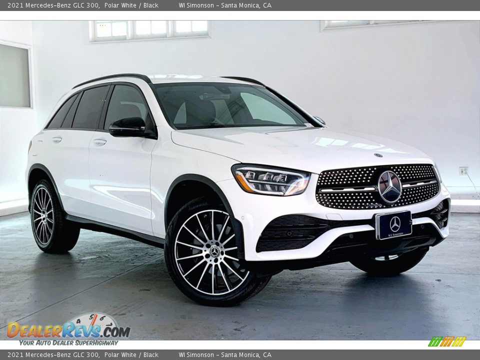 2021 Mercedes-Benz GLC 300 Polar White / Black Photo #34