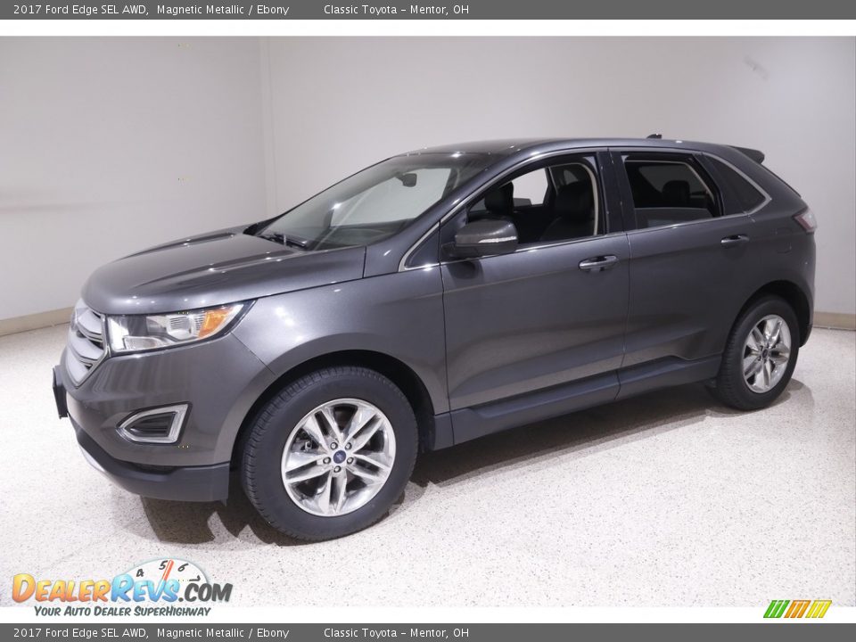 2017 Ford Edge SEL AWD Magnetic Metallic / Ebony Photo #3