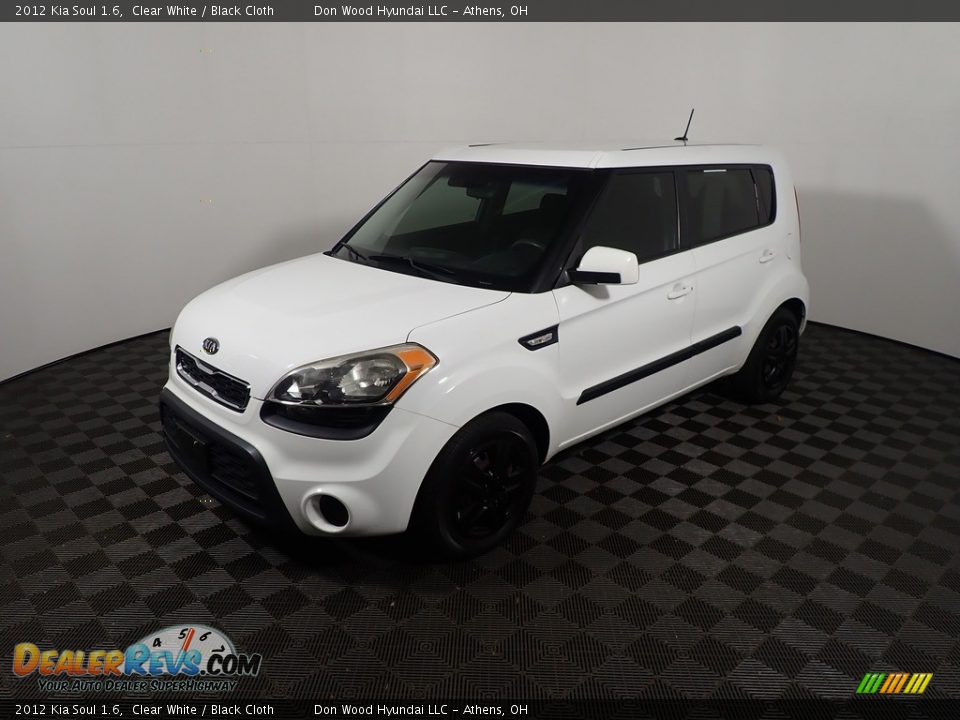 2012 Kia Soul 1.6 Clear White / Black Cloth Photo #8