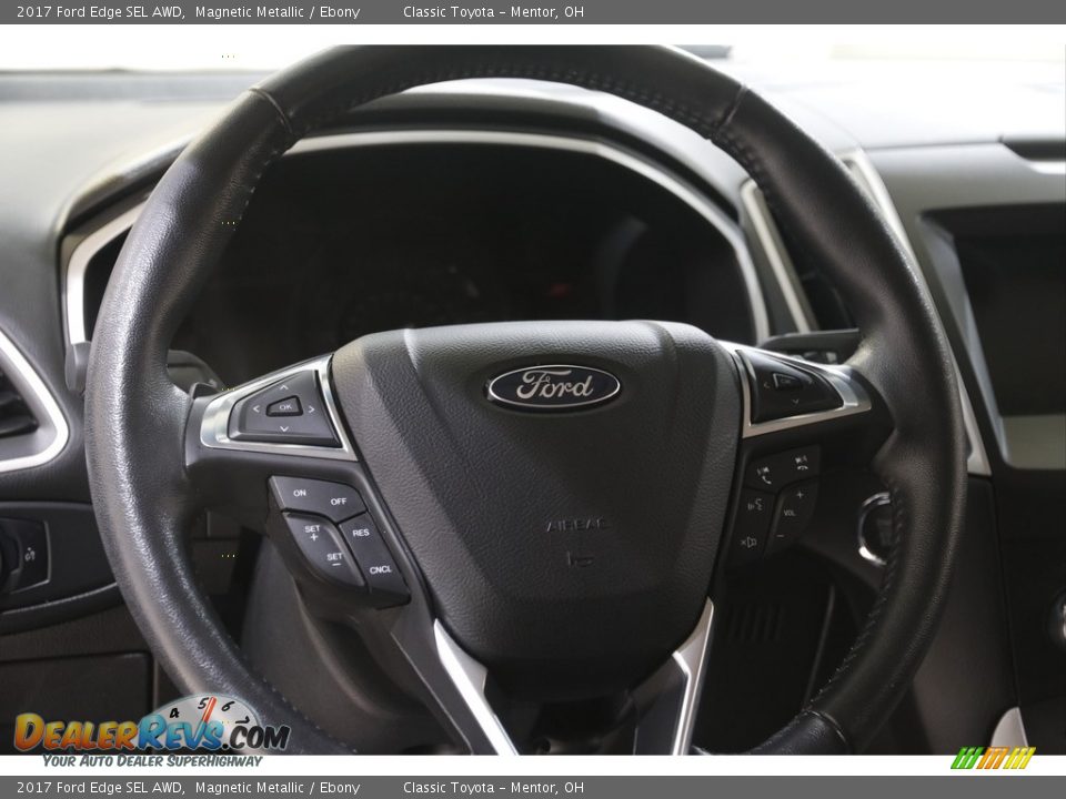 2017 Ford Edge SEL AWD Magnetic Metallic / Ebony Photo #7