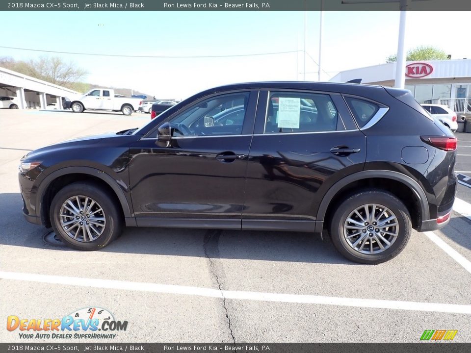 2018 Mazda CX-5 Sport Jet Black Mica / Black Photo #3