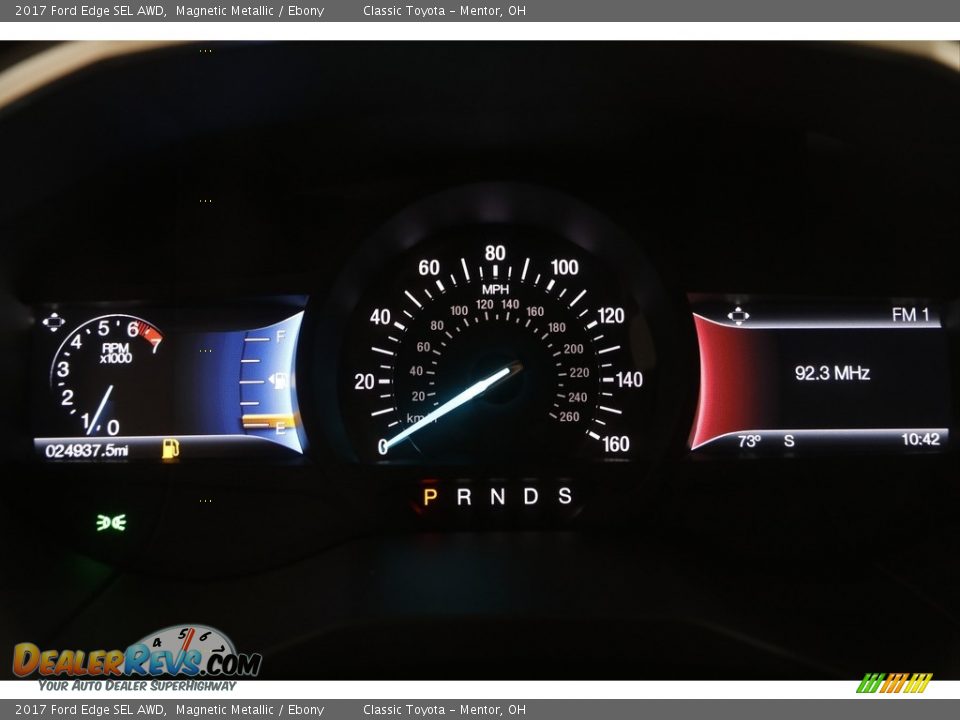 2017 Ford Edge SEL AWD Magnetic Metallic / Ebony Photo #8