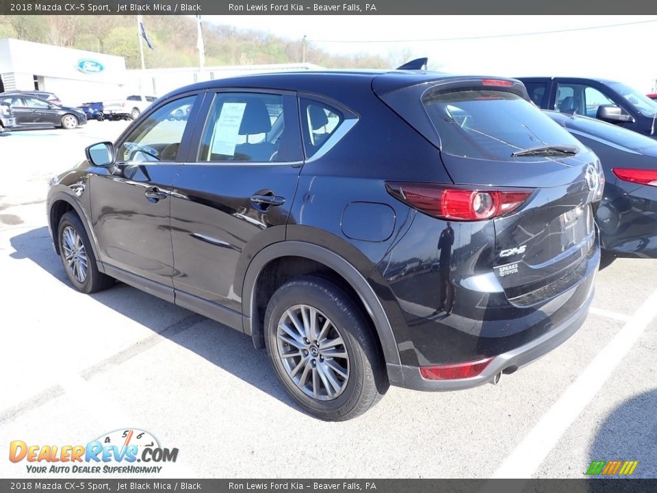 2018 Mazda CX-5 Sport Jet Black Mica / Black Photo #4