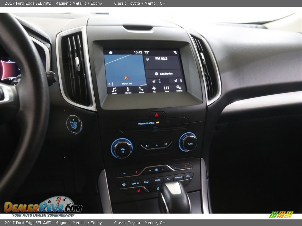2017 Ford Edge SEL AWD Magnetic Metallic / Ebony Photo #9