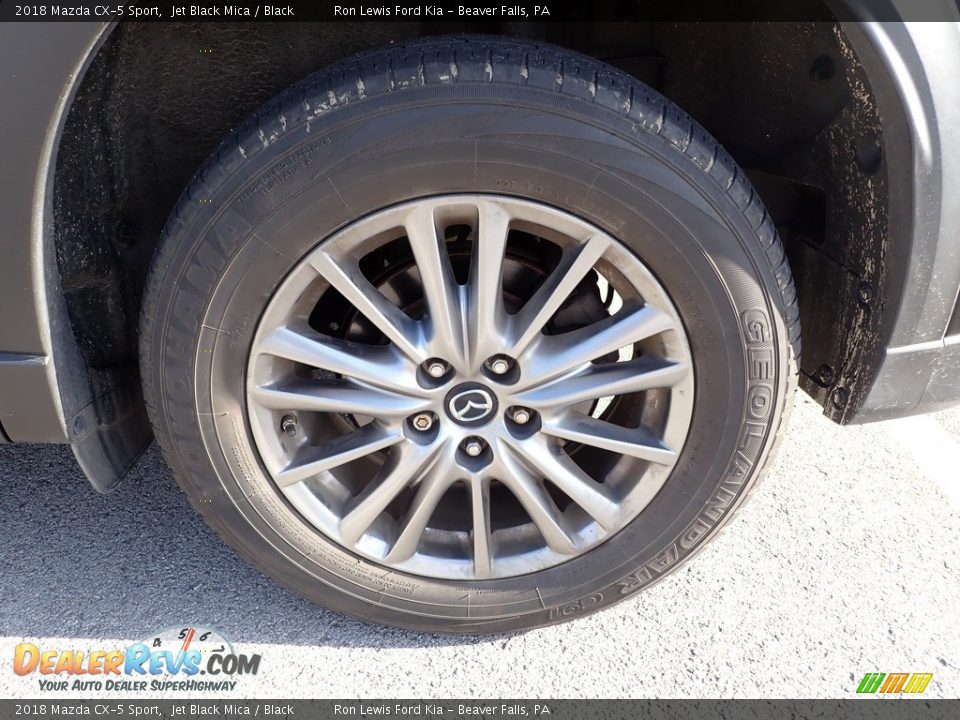 2018 Mazda CX-5 Sport Jet Black Mica / Black Photo #5