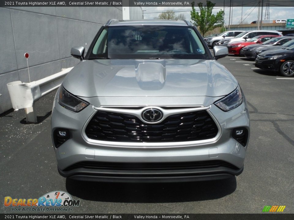 2021 Toyota Highlander XLE AWD Celestial Silver Metallic / Black Photo #5