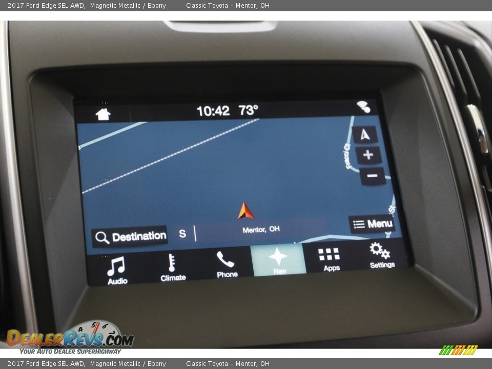 2017 Ford Edge SEL AWD Magnetic Metallic / Ebony Photo #10