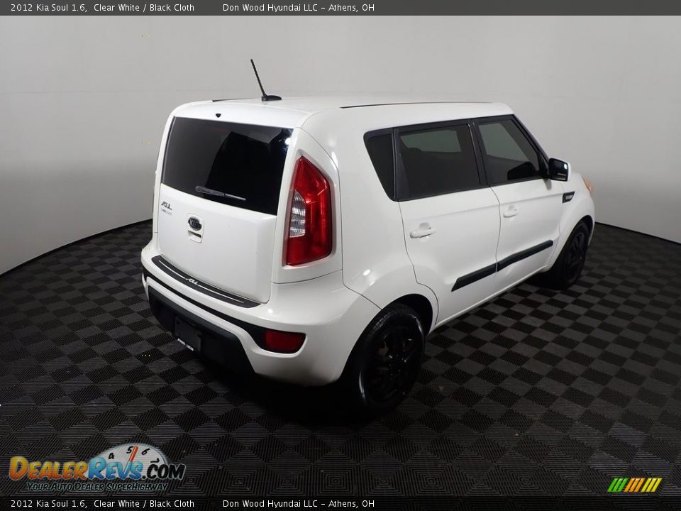 2012 Kia Soul 1.6 Clear White / Black Cloth Photo #13