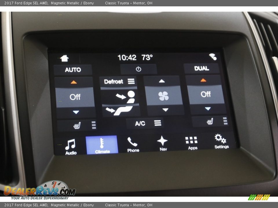 2017 Ford Edge SEL AWD Magnetic Metallic / Ebony Photo #11