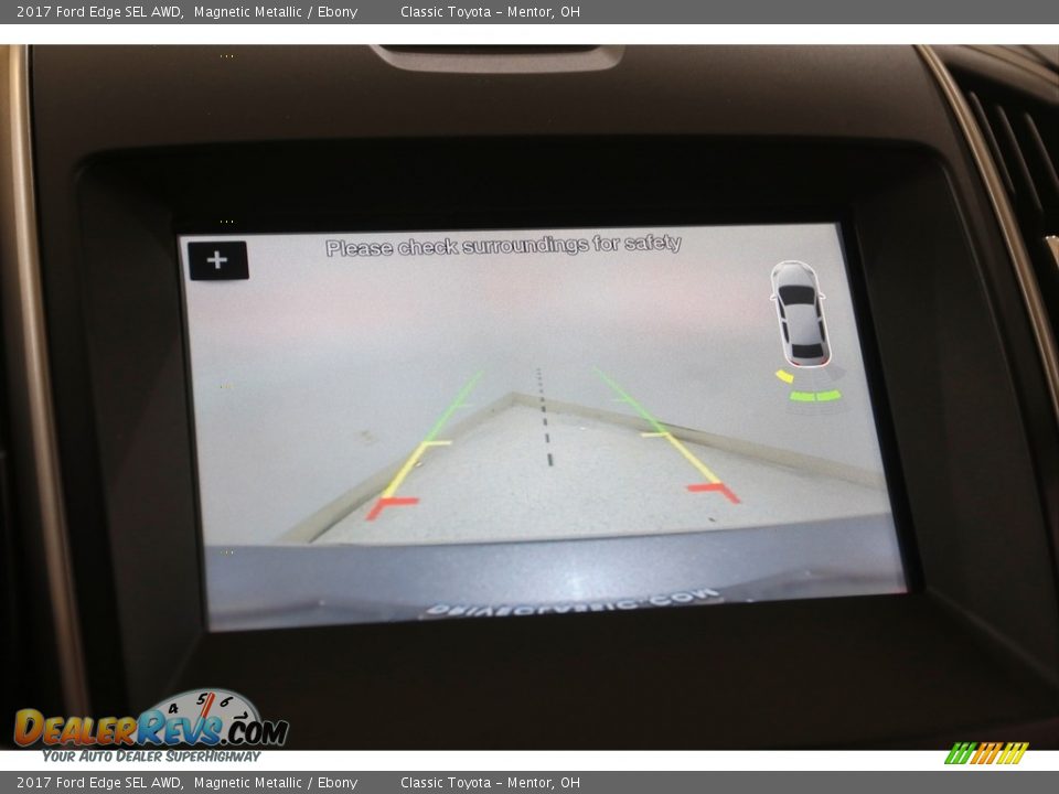 2017 Ford Edge SEL AWD Magnetic Metallic / Ebony Photo #12