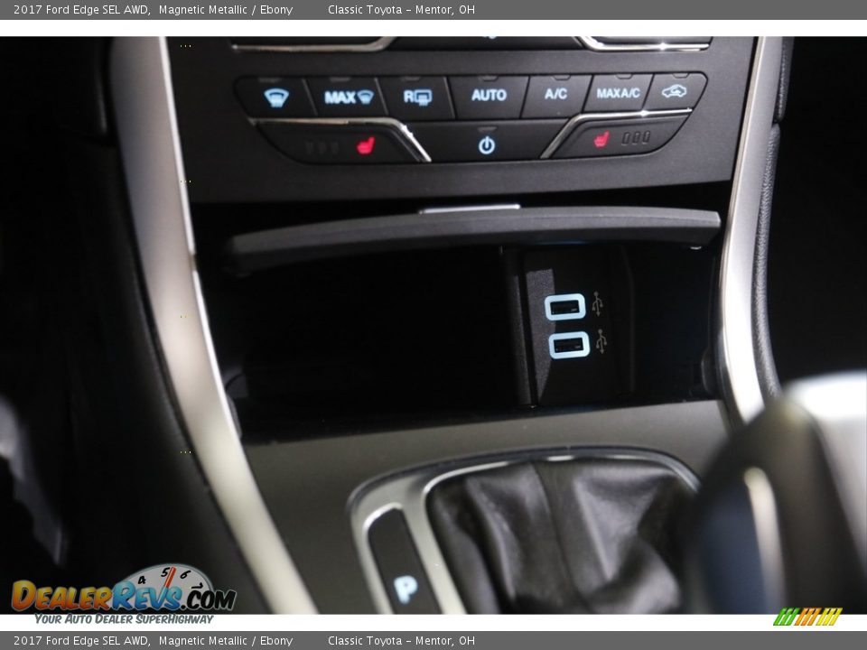 2017 Ford Edge SEL AWD Magnetic Metallic / Ebony Photo #14