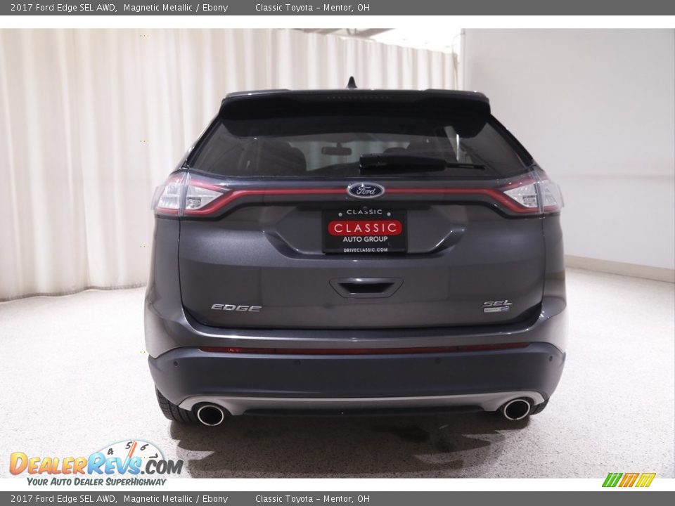 2017 Ford Edge SEL AWD Magnetic Metallic / Ebony Photo #18