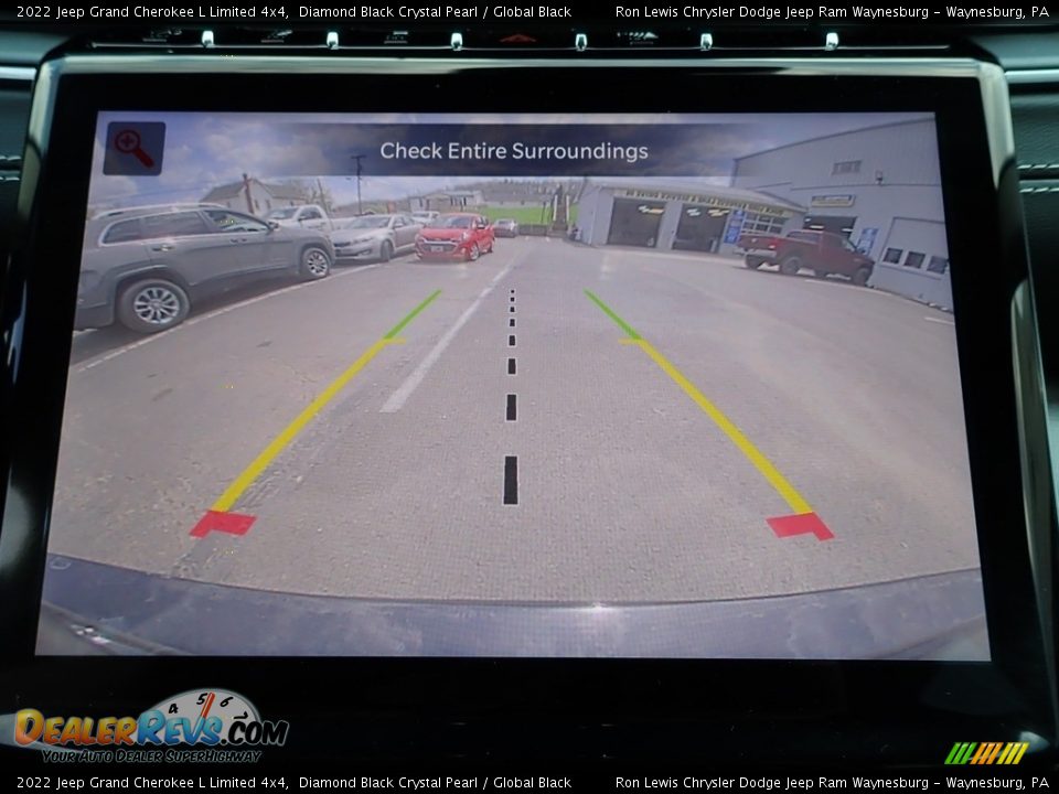 2022 Jeep Grand Cherokee L Limited 4x4 Diamond Black Crystal Pearl / Global Black Photo #19