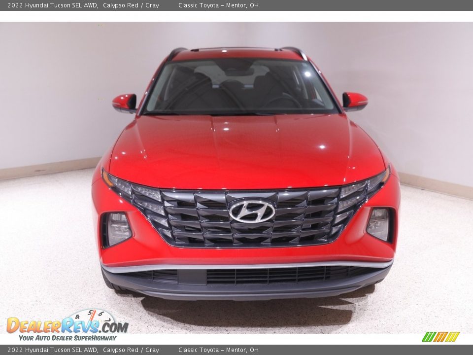 2022 Hyundai Tucson SEL AWD Calypso Red / Gray Photo #2