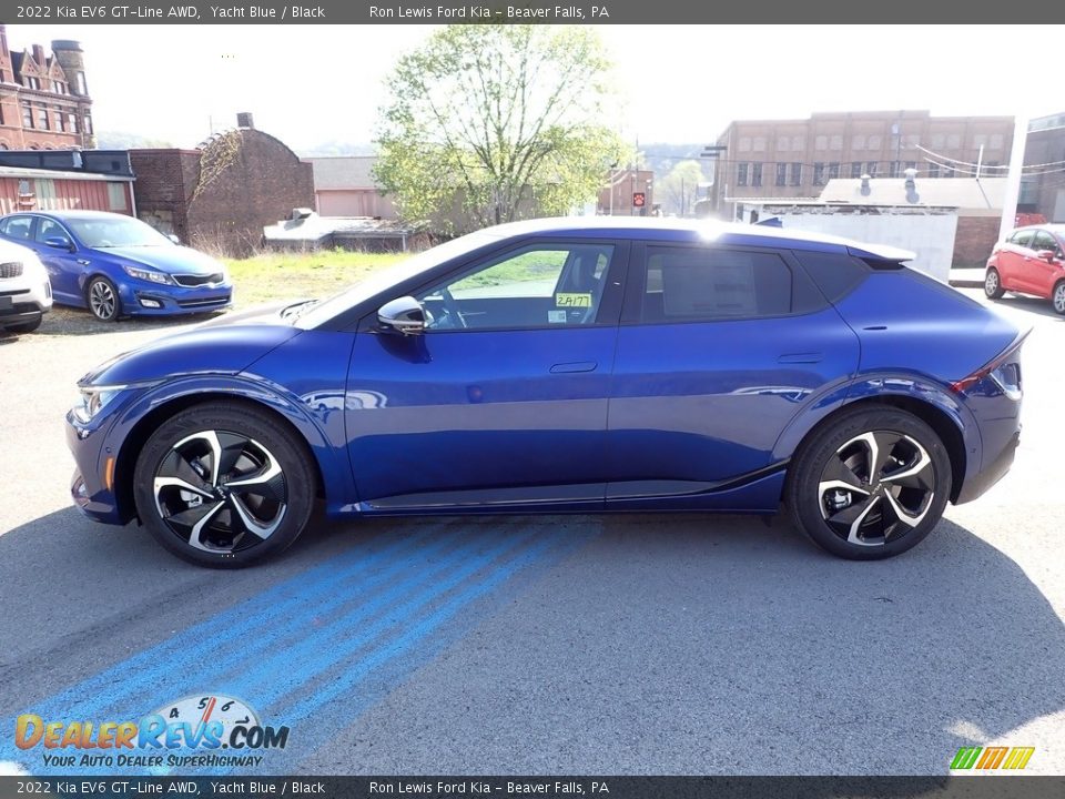 Yacht Blue 2022 Kia EV6 GT-Line AWD Photo #5