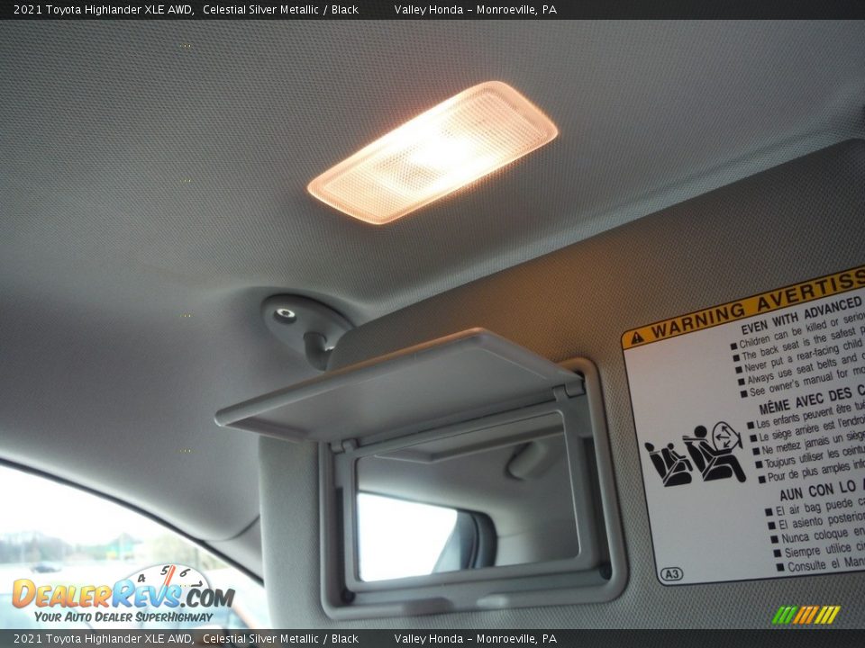 2021 Toyota Highlander XLE AWD Celestial Silver Metallic / Black Photo #30