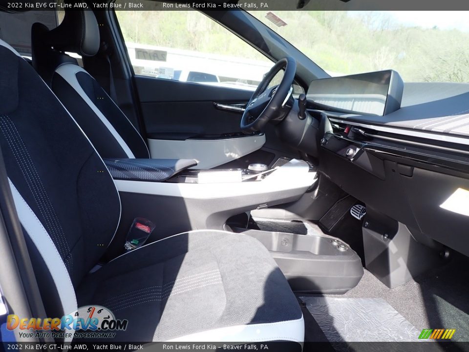2022 Kia EV6 GT-Line AWD Yacht Blue / Black Photo #11