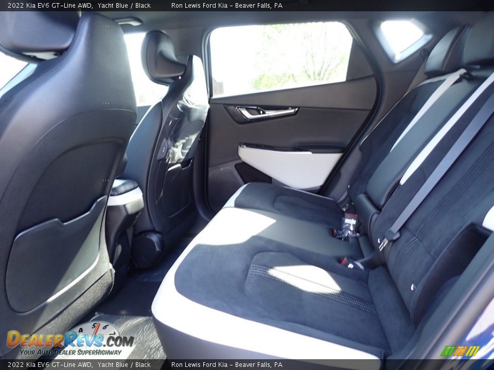 2022 Kia EV6 GT-Line AWD Yacht Blue / Black Photo #12