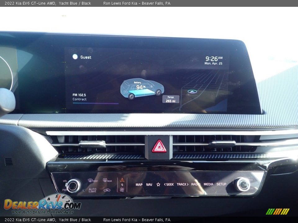2022 Kia EV6 GT-Line AWD Yacht Blue / Black Photo #15