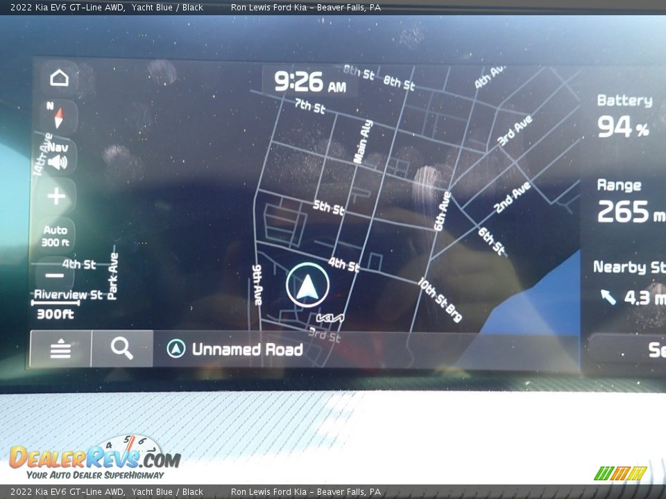 Navigation of 2022 Kia EV6 GT-Line AWD Photo #16