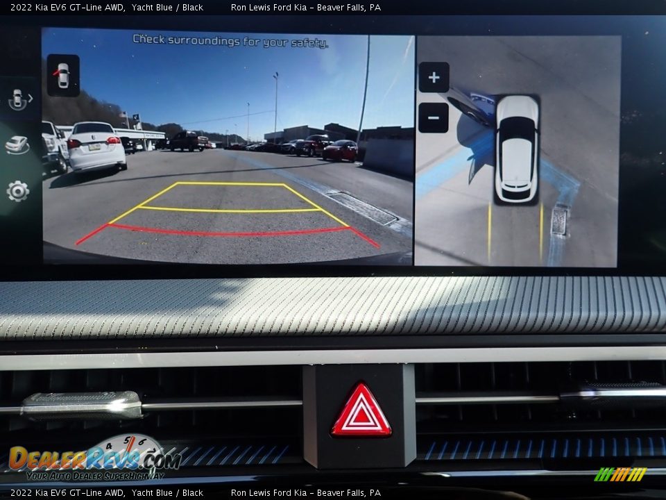 2022 Kia EV6 GT-Line AWD Yacht Blue / Black Photo #17
