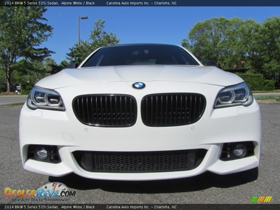 2014 BMW 5 Series 535i Sedan Alpine White / Black Photo #4