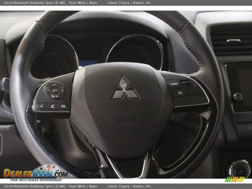 2019 Mitsubishi Outlander Sport LE AWC Pearl White / Black Photo #7