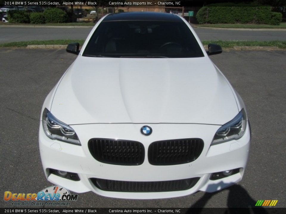 2014 BMW 5 Series 535i Sedan Alpine White / Black Photo #5