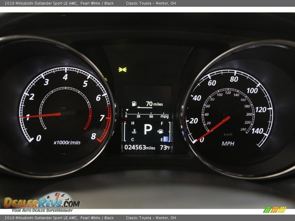 2019 Mitsubishi Outlander Sport LE AWC Pearl White / Black Photo #8