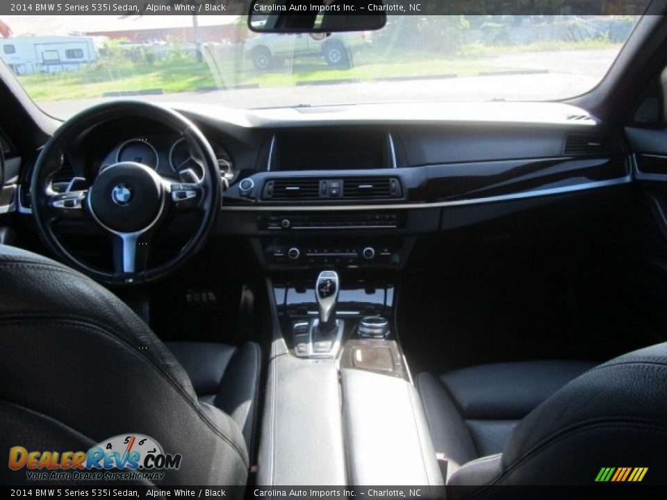 2014 BMW 5 Series 535i Sedan Alpine White / Black Photo #13