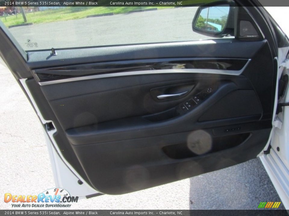 2014 BMW 5 Series 535i Sedan Alpine White / Black Photo #18