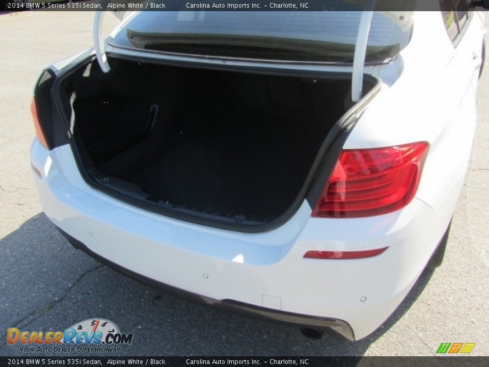 2014 BMW 5 Series 535i Sedan Alpine White / Black Photo #21