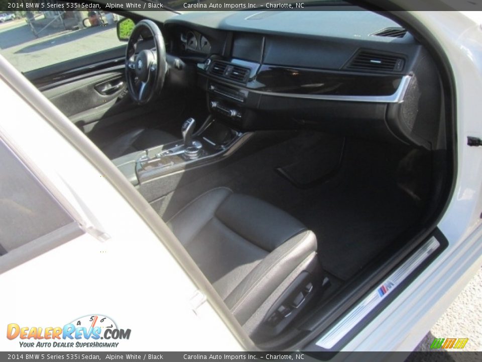 2014 BMW 5 Series 535i Sedan Alpine White / Black Photo #22