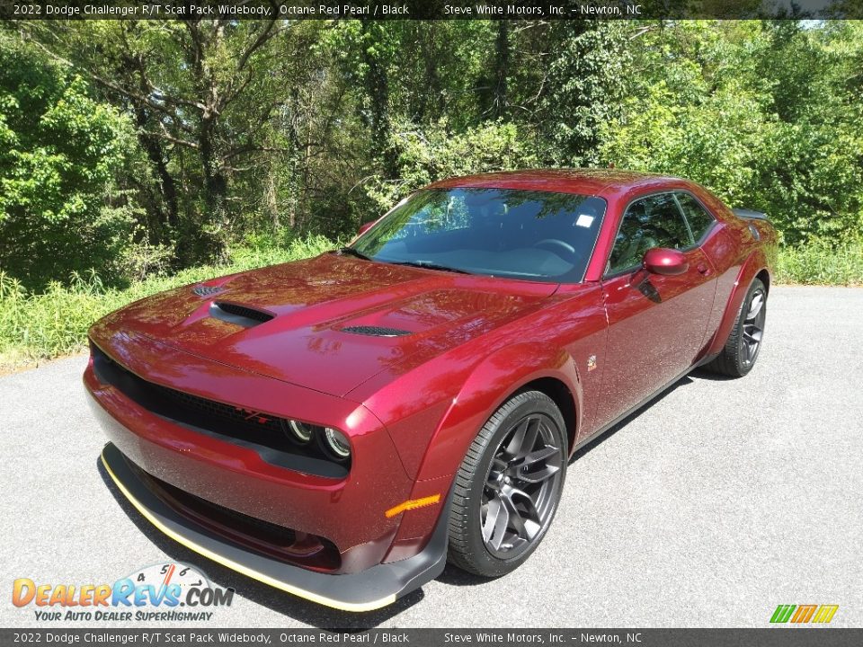 2022 Dodge Challenger R/T Scat Pack Widebody Octane Red Pearl / Black Photo #2