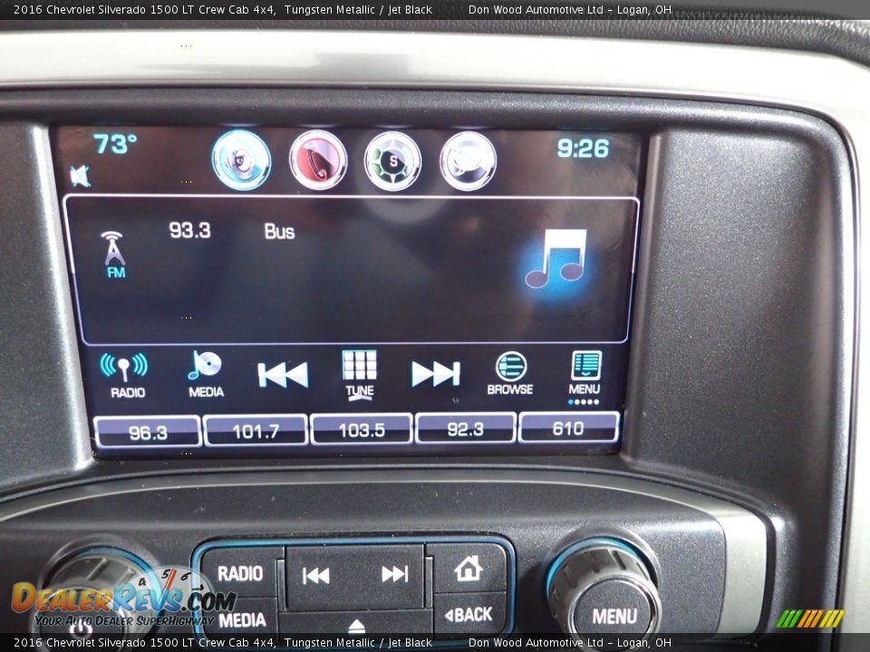 2016 Chevrolet Silverado 1500 LT Crew Cab 4x4 Tungsten Metallic / Jet Black Photo #3
