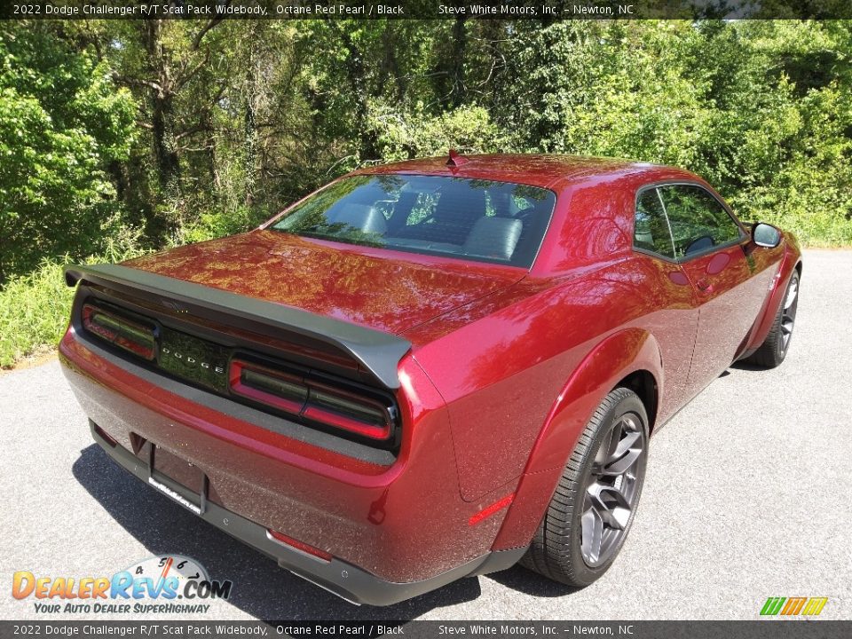 2022 Dodge Challenger R/T Scat Pack Widebody Octane Red Pearl / Black Photo #6