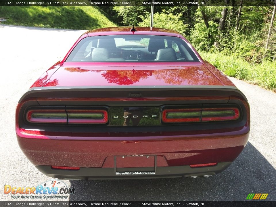 2022 Dodge Challenger R/T Scat Pack Widebody Octane Red Pearl / Black Photo #7