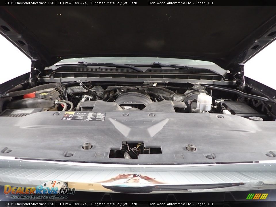 2016 Chevrolet Silverado 1500 LT Crew Cab 4x4 Tungsten Metallic / Jet Black Photo #6