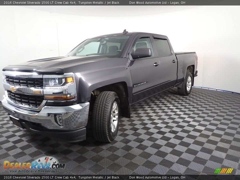 2016 Chevrolet Silverado 1500 LT Crew Cab 4x4 Tungsten Metallic / Jet Black Photo #7