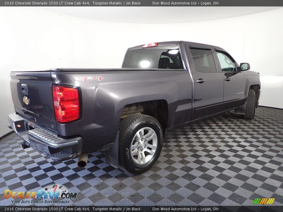 2016 Chevrolet Silverado 1500 LT Crew Cab 4x4 Tungsten Metallic / Jet Black Photo #12