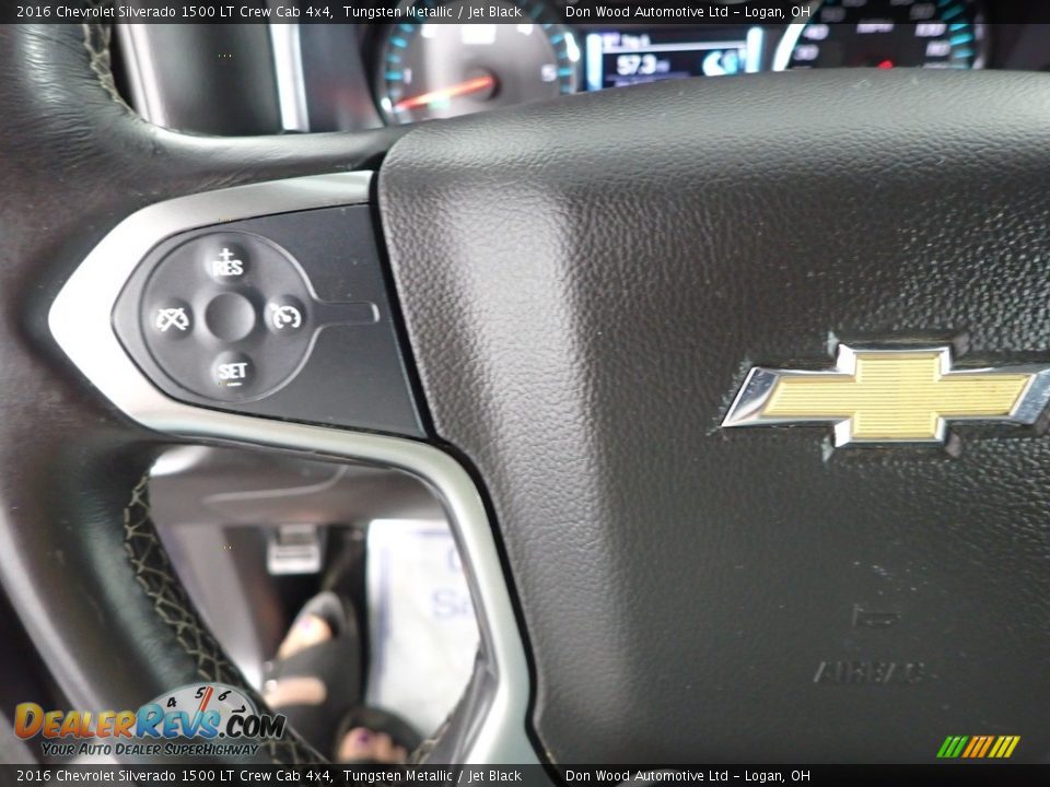 2016 Chevrolet Silverado 1500 LT Crew Cab 4x4 Tungsten Metallic / Jet Black Photo #18